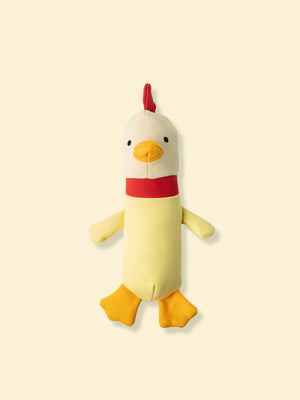 clucky Plush set, chicken plush toy for dogs , plush toys for soft chewers & puppies, safe chew toys
